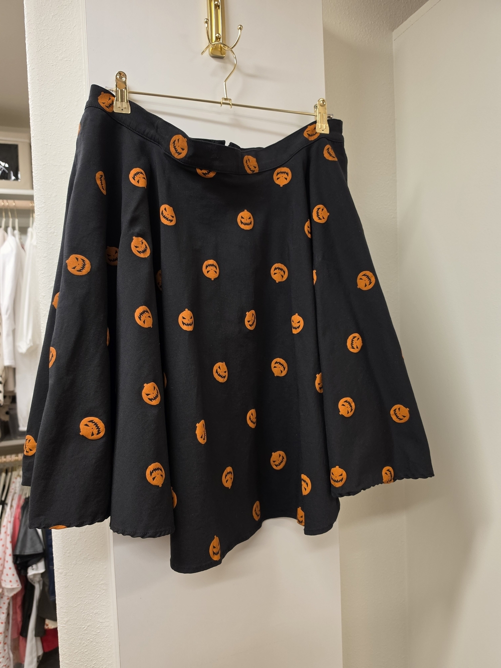 Vixen by Micheline Pitt Pumpkin King Skater Skirt
